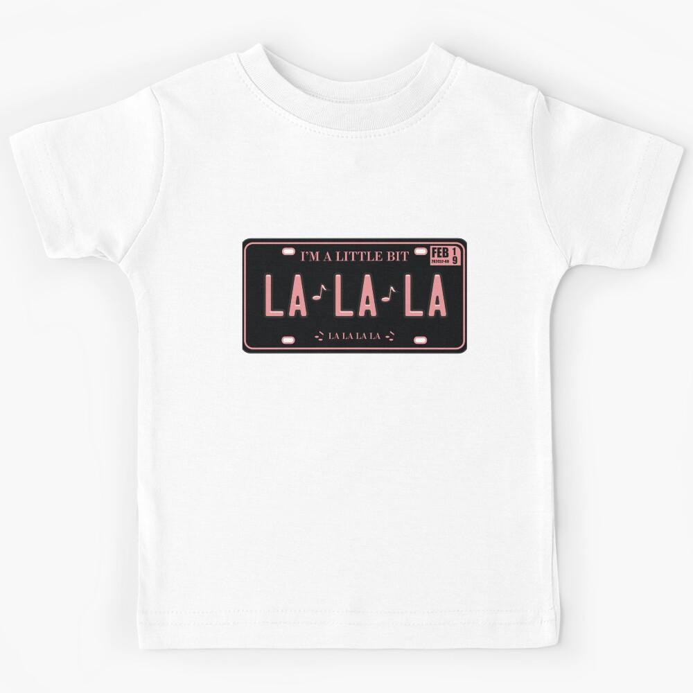 La La La License Plate Kids T-Shirt 160