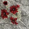 Artificial Silk Fabric Diamond Lotus Flower Decor For Home Indoor Living Room