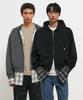 Generalidea Unisex Shirt Layered Zip-Up Hoodie [2 Colors] / Gf1Ujp004
