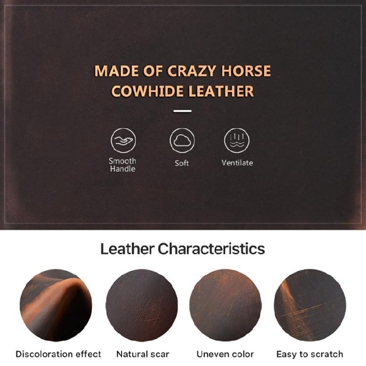 Dustproof & Stain resistant Leather Case Waist Belt for 5m Steel Tape Measure