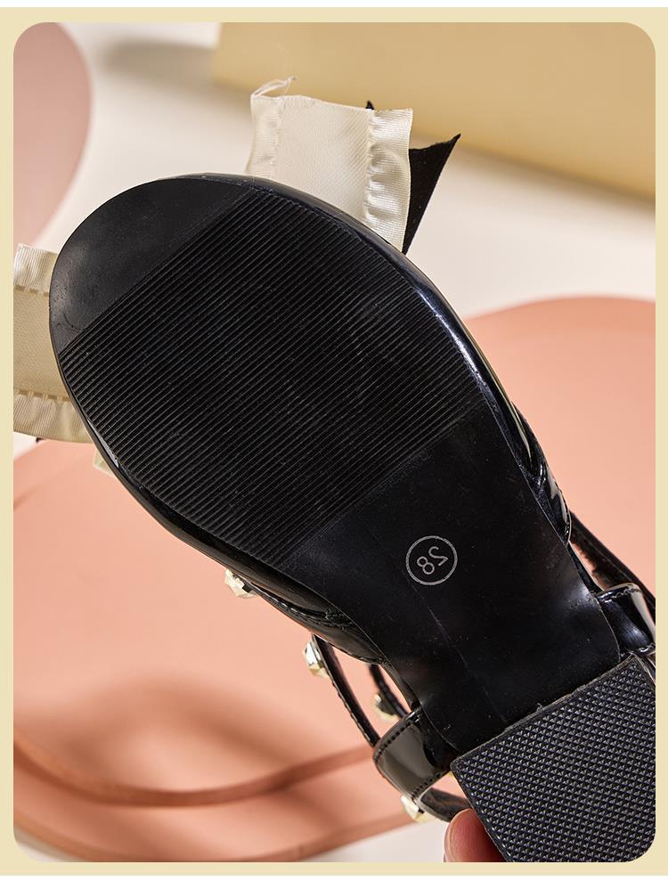 Girls' Bow Princess Sandals - Comfortable Fashion Shoes for Students & Performances