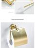 Minimalist Brushed Gold Towel Rack - 304 Stainless Steel Bathroom Hardware Hanger