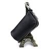 Women's Genuine Leather Cowhide Key Case - Compact Cylinder for Car and House Keys, Multifunctional and Soft