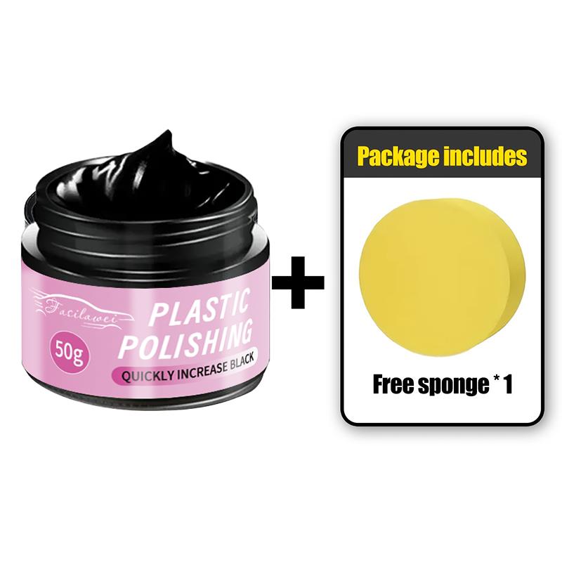 

Crystal Clear Coat Automotive Plastic Repair Wax - Restores Plastic, Rubber and Vinyl, Interior and Exterior Trim Sparkle Enhanc