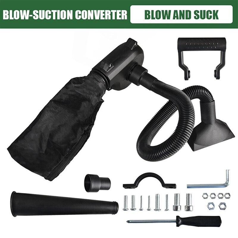 2-in-1 Converter Tool Angle Grinder Converted Into Blower Vacuum Cleaner Kit Blow Suction Sawdust Dust for Your House Accessory