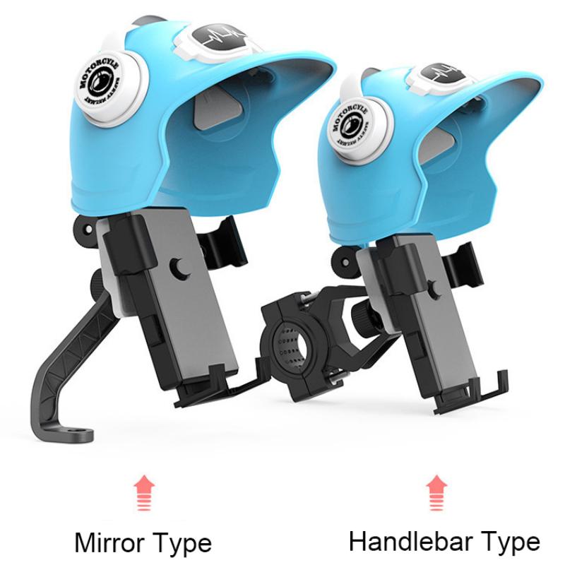 Motorcycle Phone Holder Waterproof Phone Holder Bracket With Helmet Waterproof Shade Cell Phone Holder