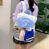 Schoolbag Dopamine Mountaineering Bag Cute Color Matching Boys and Girls Backpack New School Bag Lightweight and Versatile Travel Children's Bag