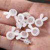 Acrylic Rabbits Ear Earring Support Nonslip Silicone Backs For Heavy Earrings Comfortable Allergy Proof Clear Design