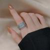 2025 Vintage White Imitation Pearl Open Rings For Women Korean Gold Color Starfish Pearl Adjustable Rings Jewelry Accessory