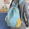 Schoolbag, Large-capacity Backpack, Pleated Large Backpack, Simple Double Shoulder Bag, Unisex, Water-repellent Casual Commuter Travel Backpack
