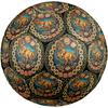 Dinosaur Glass Art Round Football Size 5 Adult Ball Suitable for Training Matches and Outdoor Team.