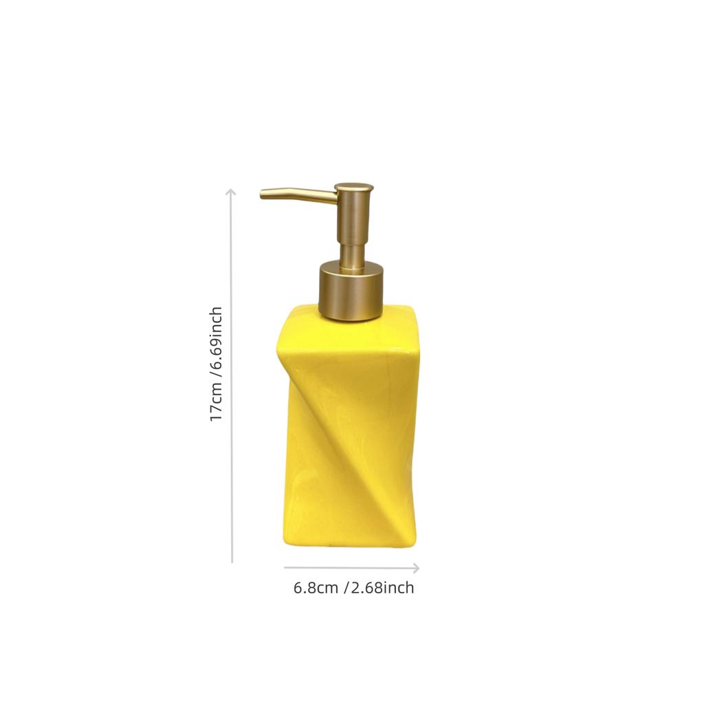 Creative Irregular-shaped Ceramic Lotion Bottle Hotel Soap Shower Gel Refill Bottle Portable Soap Dispenser Bathroom Accessory