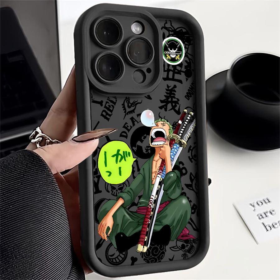 

Чехол для iPhone 13 16 Pro Max 15 Plus 14 12 16e 11 13Pro 15Pro 14+ Мягкий чехол 16+ Аниме One Piece iPhone 15