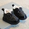 Winter Velvet Children's Sports Shoes Non-slip Boys' Cotton Shoes Girls' Winter Shoes Baby Snow Boots Warm and Waterproof