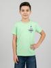 Boy Regular Fit Green Tshirt