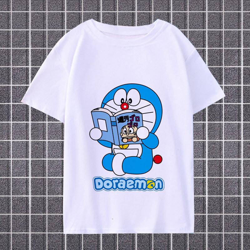 Doraemon Short-sleeve T-shirt, Doraemon Cartoon Anime Cute Children s Clothing, New Summer Style 100