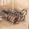 Plastic Adjustable Drawer Organizer Large Capacity Spice Storage Box  for Kitchen