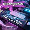 Custom Name Personalized Cosmic Bot Crew Pattern Mousepad, Laptop PC Desk Mat, Decorative Desk Mat for Home Keyboard Pad Gift