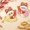 Cartoon Chinese New Year Couplets Set New Year Fu Character Stickers Snake Year Door Window Sticker Decoration Window Sticker