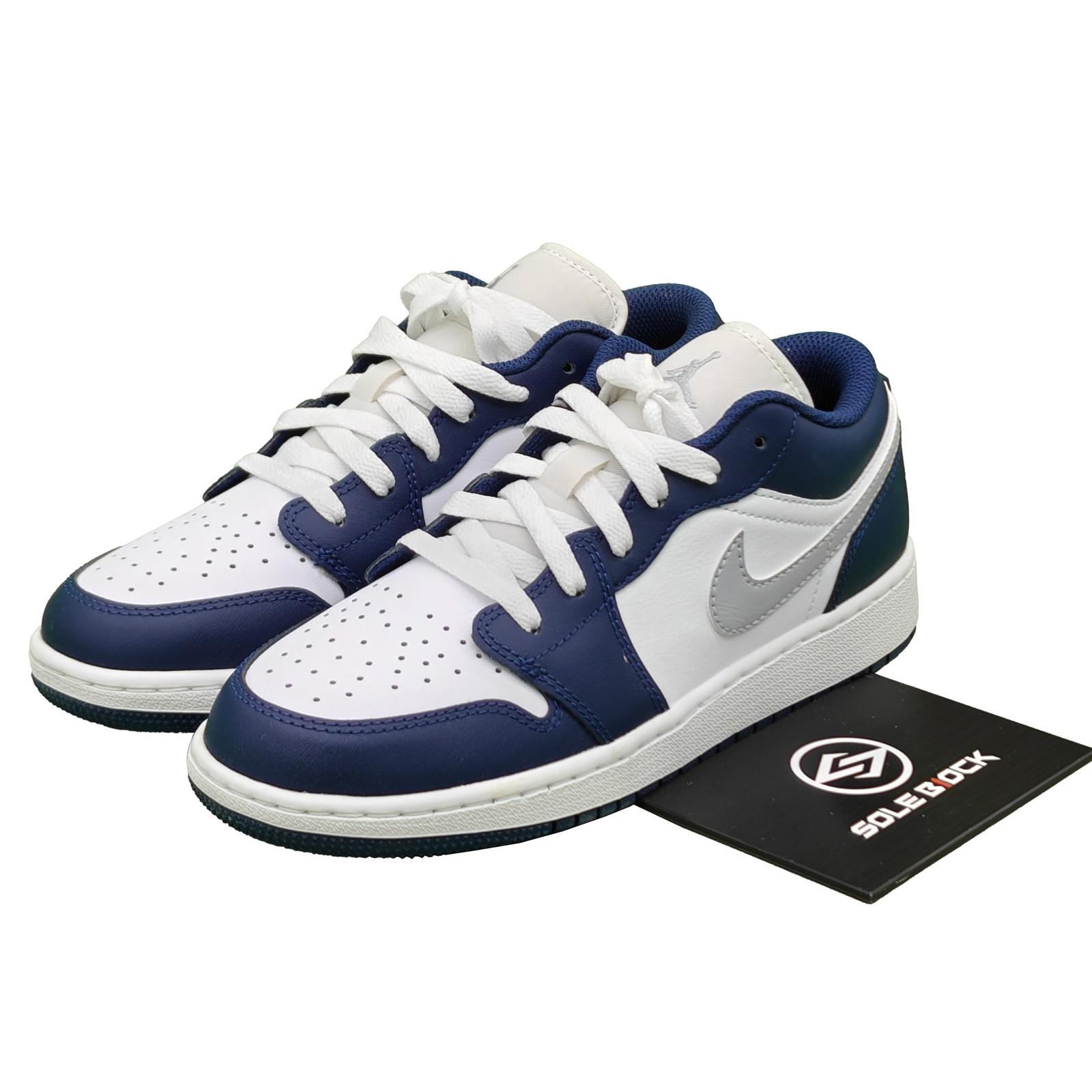 Air Jordan Air Jordan 1 Low GS Midnight Navy Wolf Grey 553560-141 36