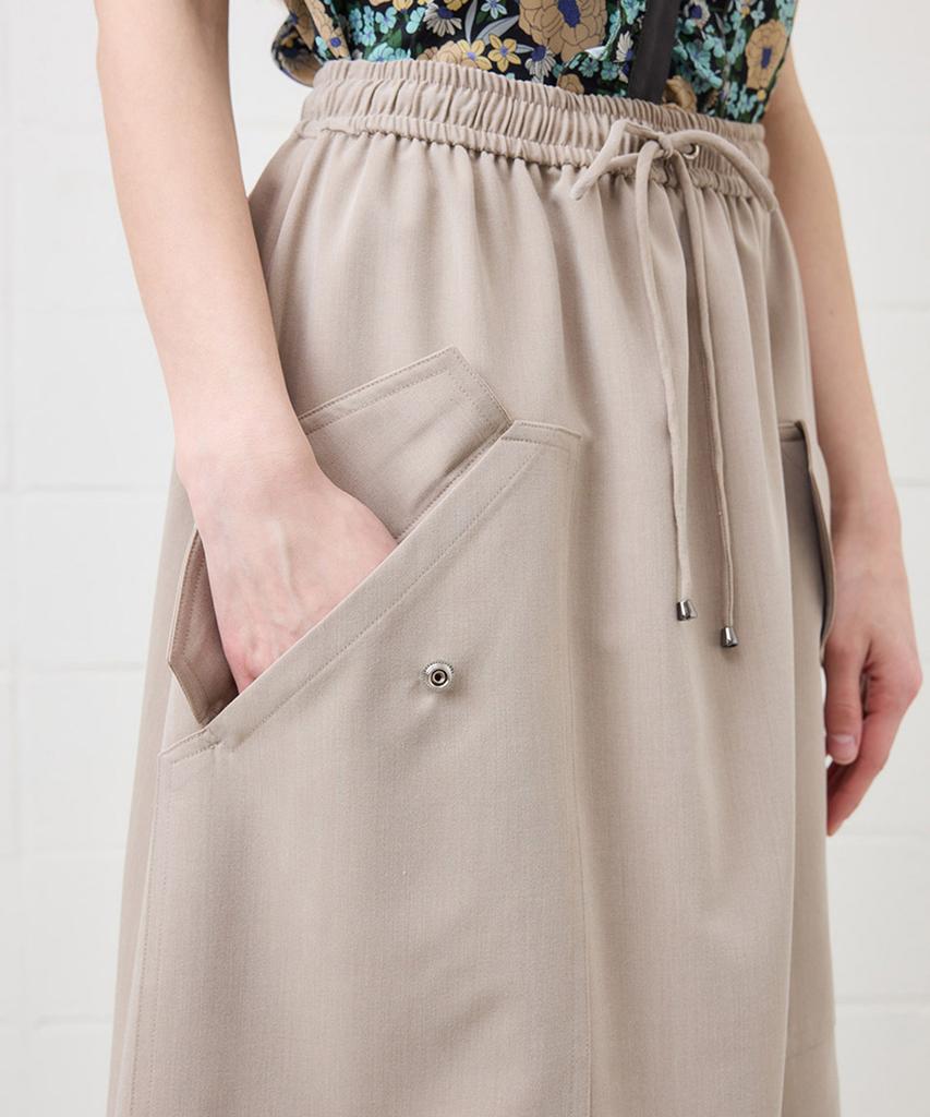 Yujiot Big Pocket Band Skirt (2 Colors)