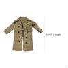 1/ Figure Cappotto da Trincea 6 pollici Abbigliamento Maschile Femminile Abbigliamento in Miniatura Vestire Bambola Mobile