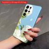 2DFlat Samsung phone case White Hydrangea Blooms on Blue Sky Applicable to Galaxy S23 S24 S25ULTRA S26 A12 A14 A15 A16 A54 A55