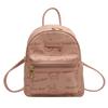 Bear embossed backpack niche ladies travel college student niche backpack