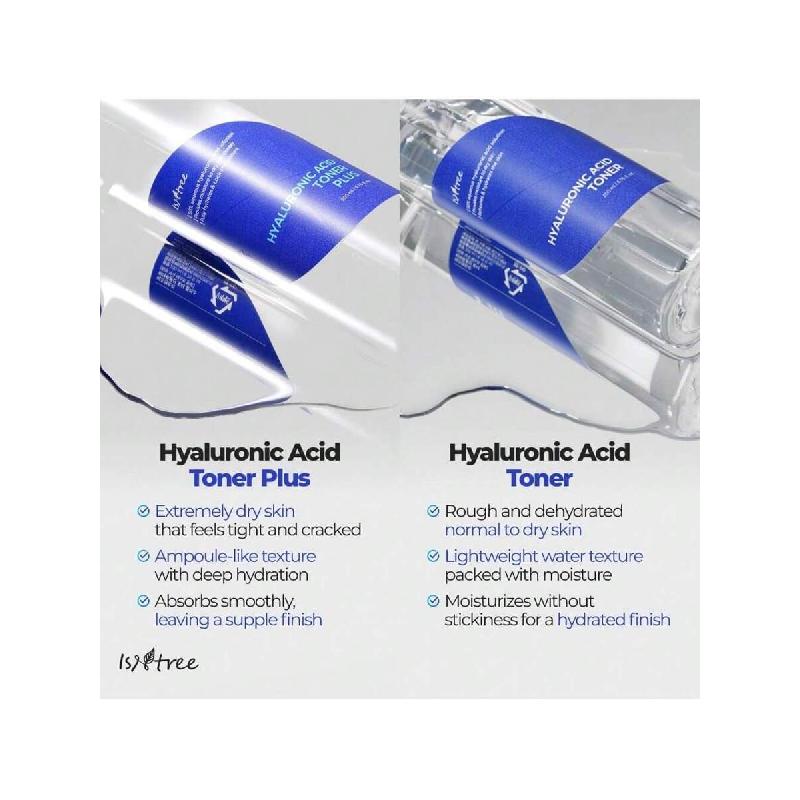 Isntree Hyaluronic Acid Toner Plus 200ml | Korean Skincare | Deep Moisture For Dry Skin | Fully Hydrates & Locks In Moisture | Ampoule-Like Texture