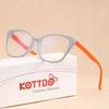 New Retro Women's Cat Eye Reading Glasses Patchwork Color Fashion Farsightedness Presbyopia Glasses Men's Reading Glasses