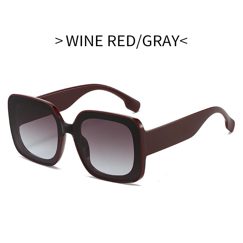 Retro Classic Square Sunglasses Women Men Simple Brand Shades Leisure Commute Sun Glasses Lady Man UV400 Protective Glasses