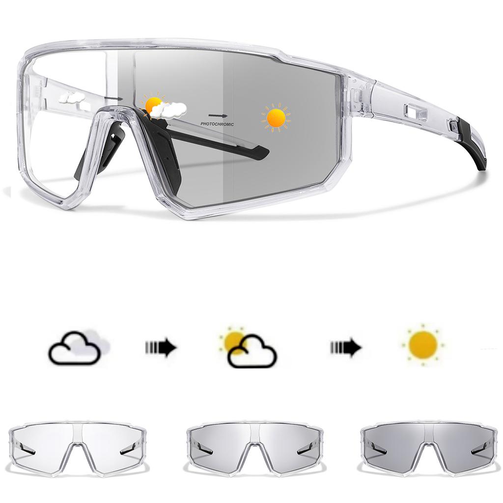 Fashion Brand Men Women Bicycle Pochromic Eyewear MTB Bike Fishing Running Cycling Sports Sunlasses Comfortable Goggles