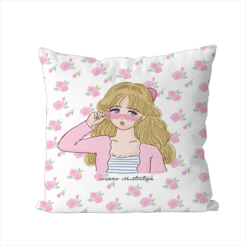 Mikko Illustrations Pillow Case For Car Sofa Decorative Home Doublesided Print Plush Square Throw Pillow Cushion Cover