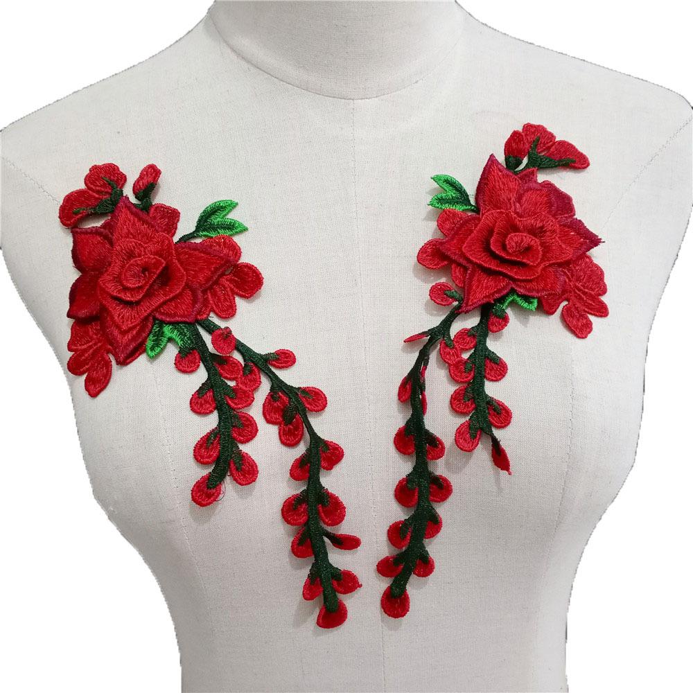 Diy Sewing Color Embroidery Corsage Decorative Clothing Accessories Cheongsam Dress Performance Clothes Wedding Dress Hanfu