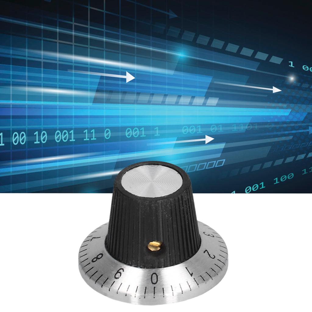 50Pcs Potentiometer Dial Knob Plastic Control Knobs Caps Replacement with 6mm Shaft BEMC1