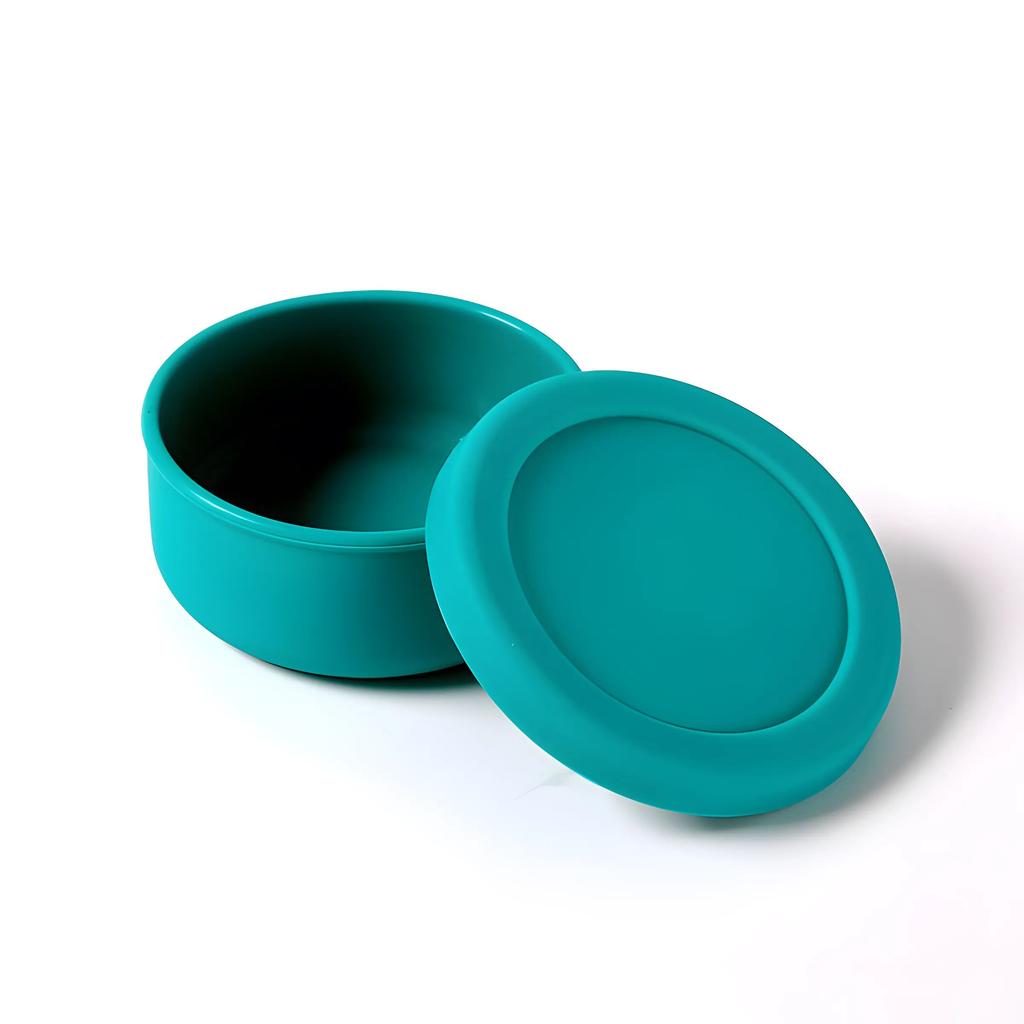 Portable Bento Box Food Grade Microwave Silicone Lunch Box Home Refrigerator Silicone Cooler