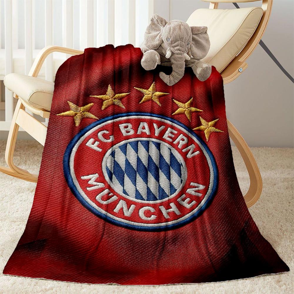 Bayern Munich Blanket Warmthful Decor Perfect for Chair Bed Office All-Season Use Digital Print Ideal Gift For Birthday Valentine'S Day