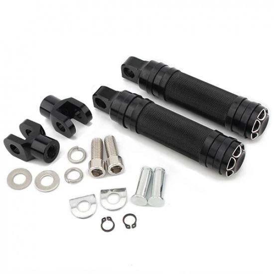Motorcycle Knurled Modified Foot Pegs Folding Footrests Pedals For Harley Kawasaki Yamaha Suzuki Honda Ducati BMW Universal