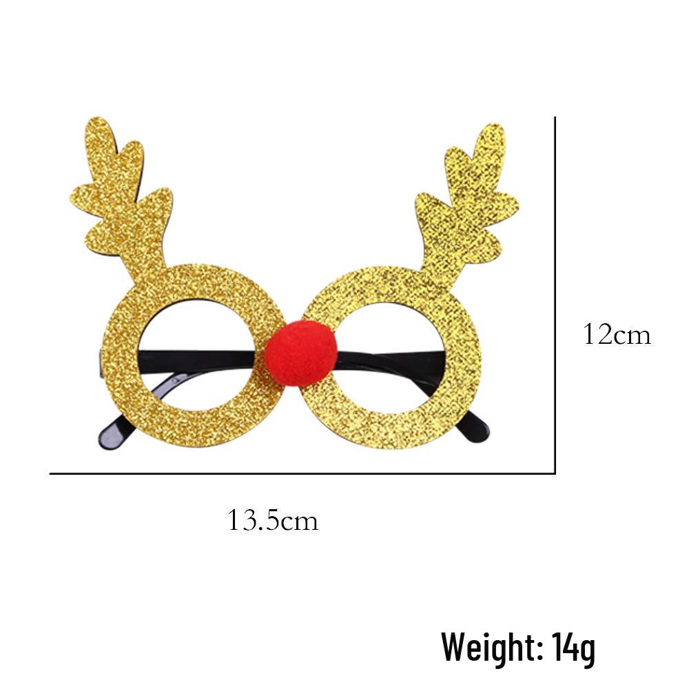 Christmas Party Eyeglass Frames: Santa, Snowman & Antler Designs for Kids