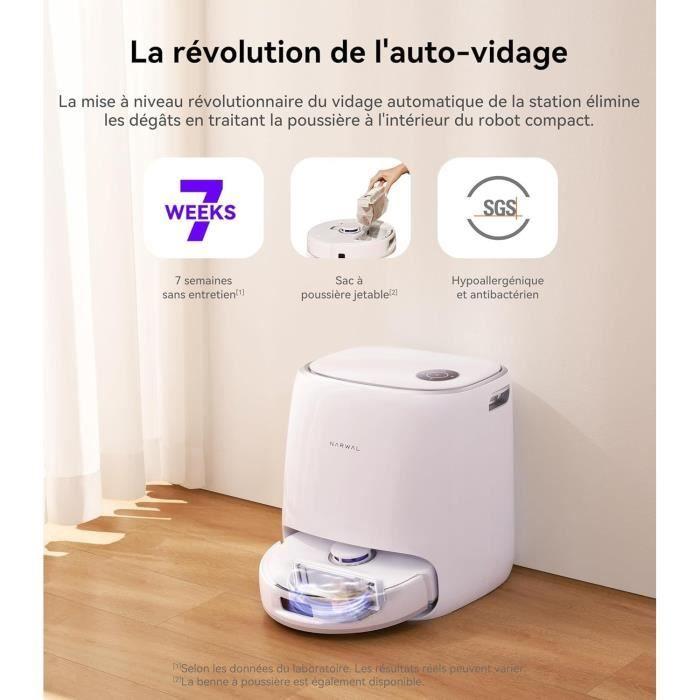 NARWAL Freo X Ultra Saug-Wischroboter mit All-in-One-Dockingstation - Intelligente Reinigung - 8200 Pa Leistung