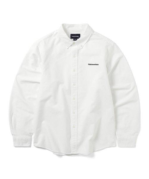 ThisisneverThaT T Logo Oxford shirT whiTe M