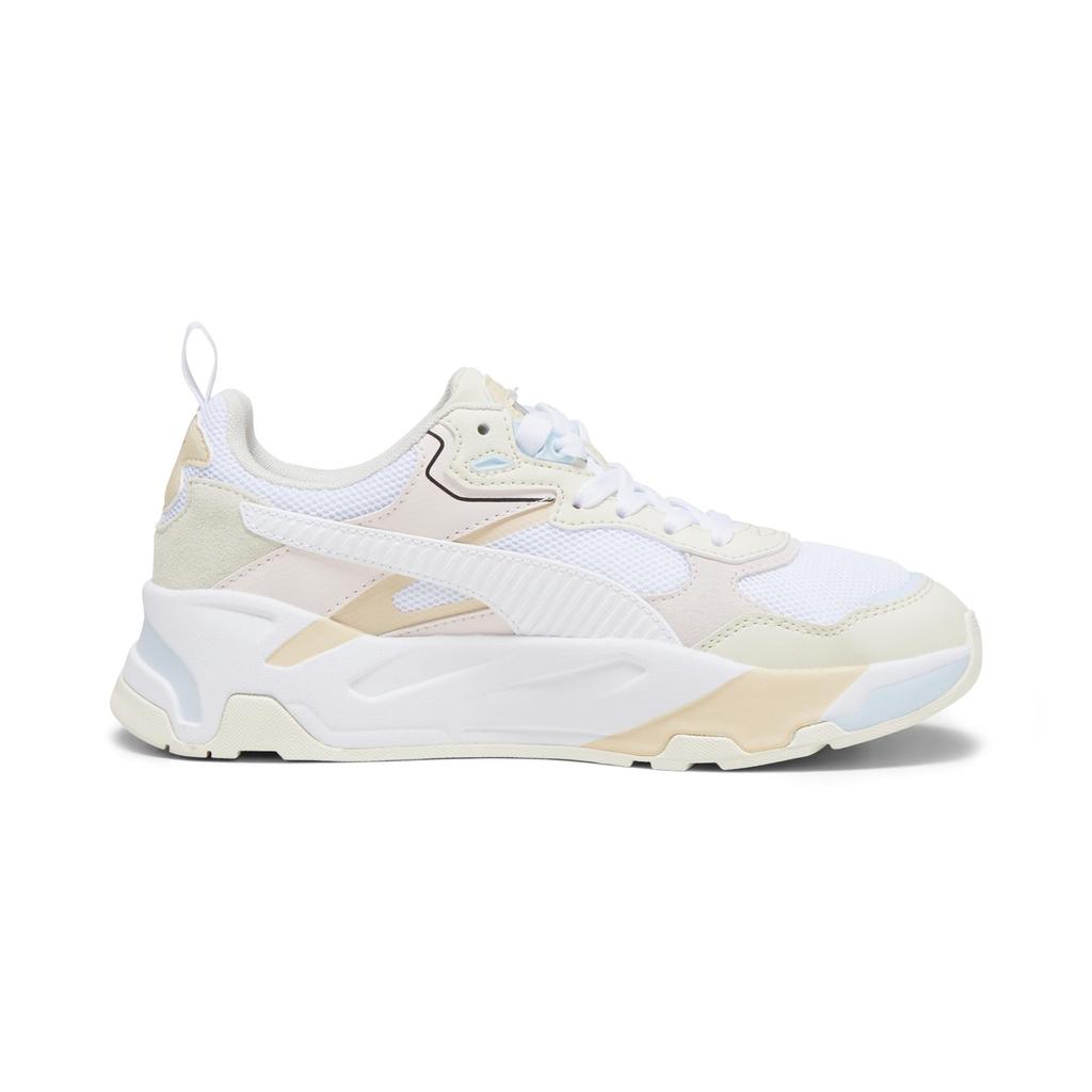 Puma Trinity Platform Sneakers Alpine Size (389289), Snow/Puma White/Frosty Pink, 23.5cm
