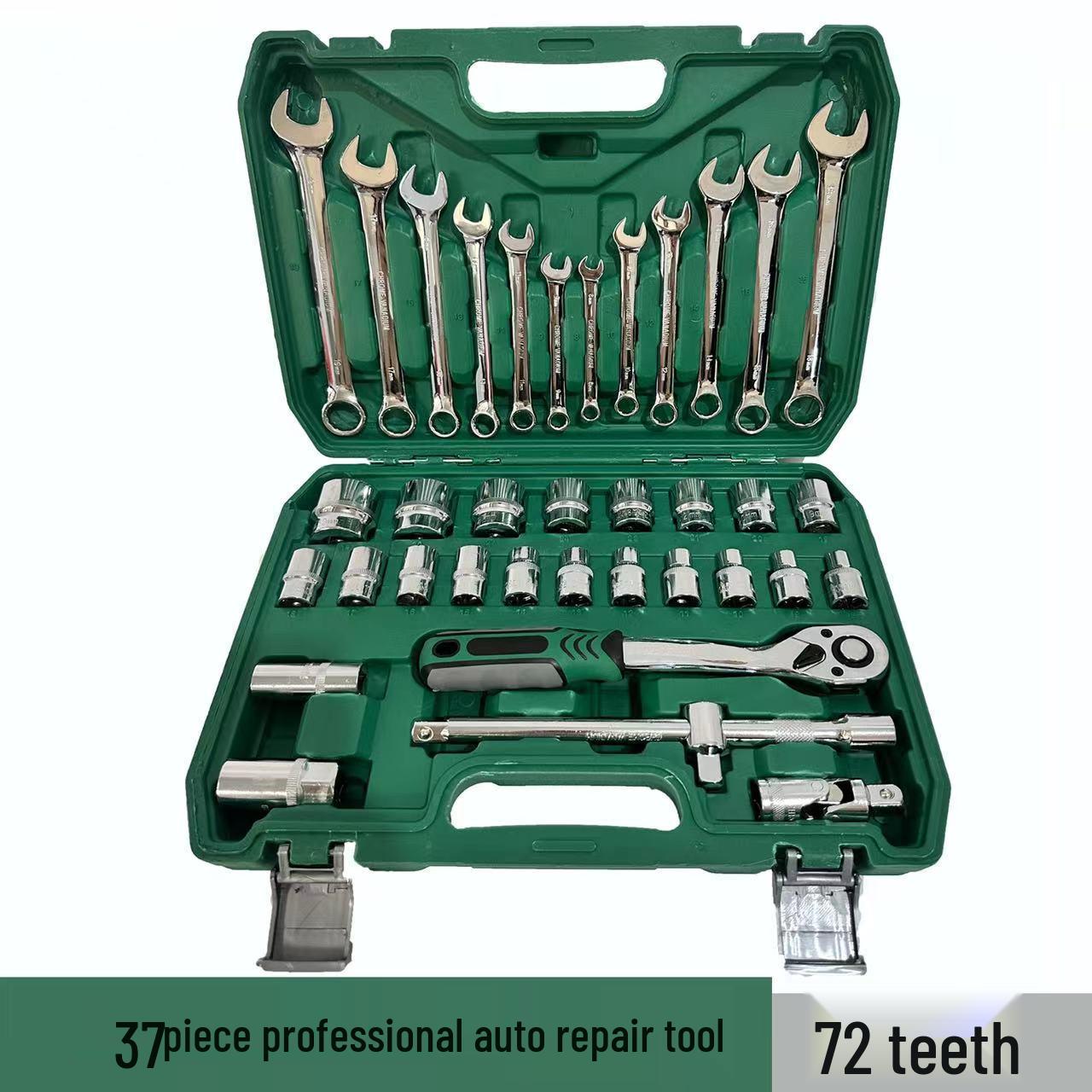 

Набір інструментів для ремонту автомобілів, 150 предметів: Торцевий ключ та комбіновані інструменти