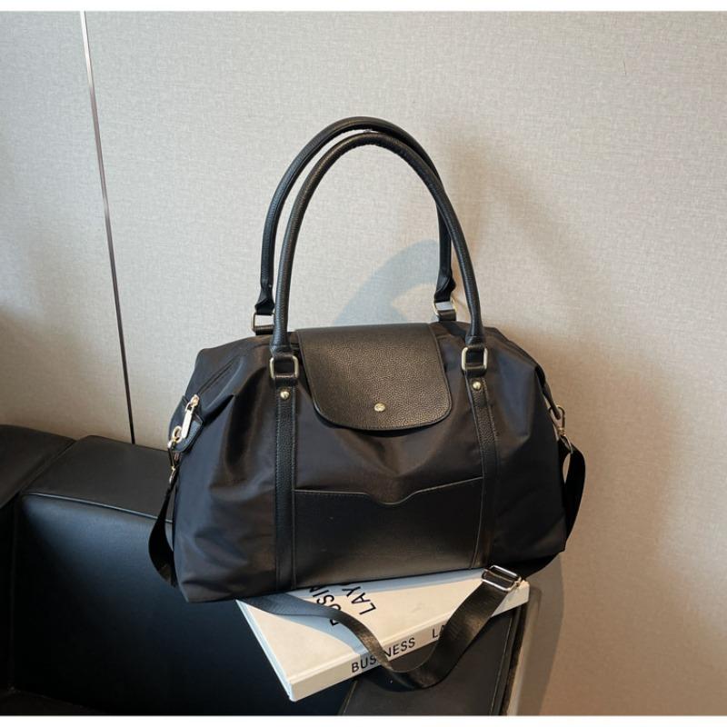 

Short trip bag women s fashion contrasting color shoulder messenger bag high value handbag going out luggage bag чёрный