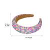 Fashion Star Donut Headband Make Up Face Wash Hair Hoop Candy Color Acrylic Female