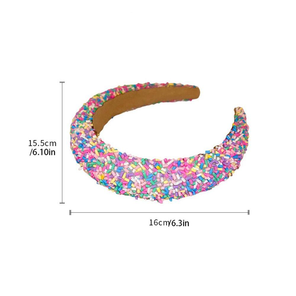 Make Up Donut Headband Face Wash Hair Hoop Fashion   Female