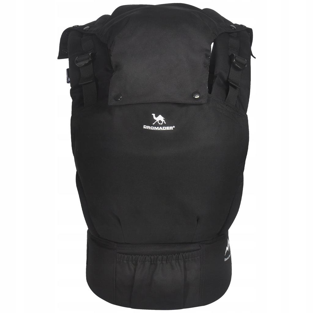 Baby Carrier Ergonomic Back Carrier Urban 100% Cotton Black