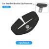 1pcs Car Seat Belt Buckle Cover Suede Protector Anti-collision For Volkswagen VW Polo Jetta Sagitar Magotan Passat B5 B6 B7 CC