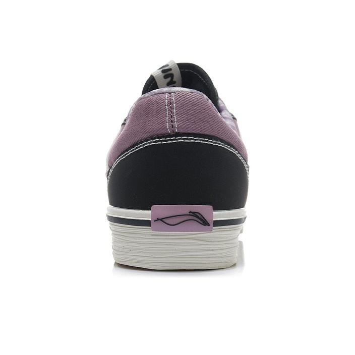 Li Ning Steven Harrington X  50/50 Canvas Bequeme Vielseitige Low-Top Skate Schuhe Herren Sneaker Grau Lila AECR105-1