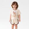 TONGTAI Infant Summer Mesh Short Sleeve Top & Shorts Set